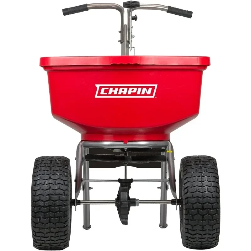 

Chapin International Chapin 8400C 100-Pound Capacity Professional SureSpread Turf Spreader, Red
