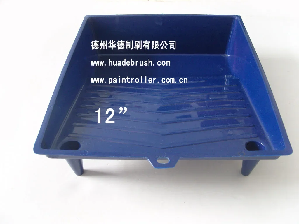 Large Paint Tray 11 Inch - Plastic Paint Tray Set with 375X320 Box for Painting Tools