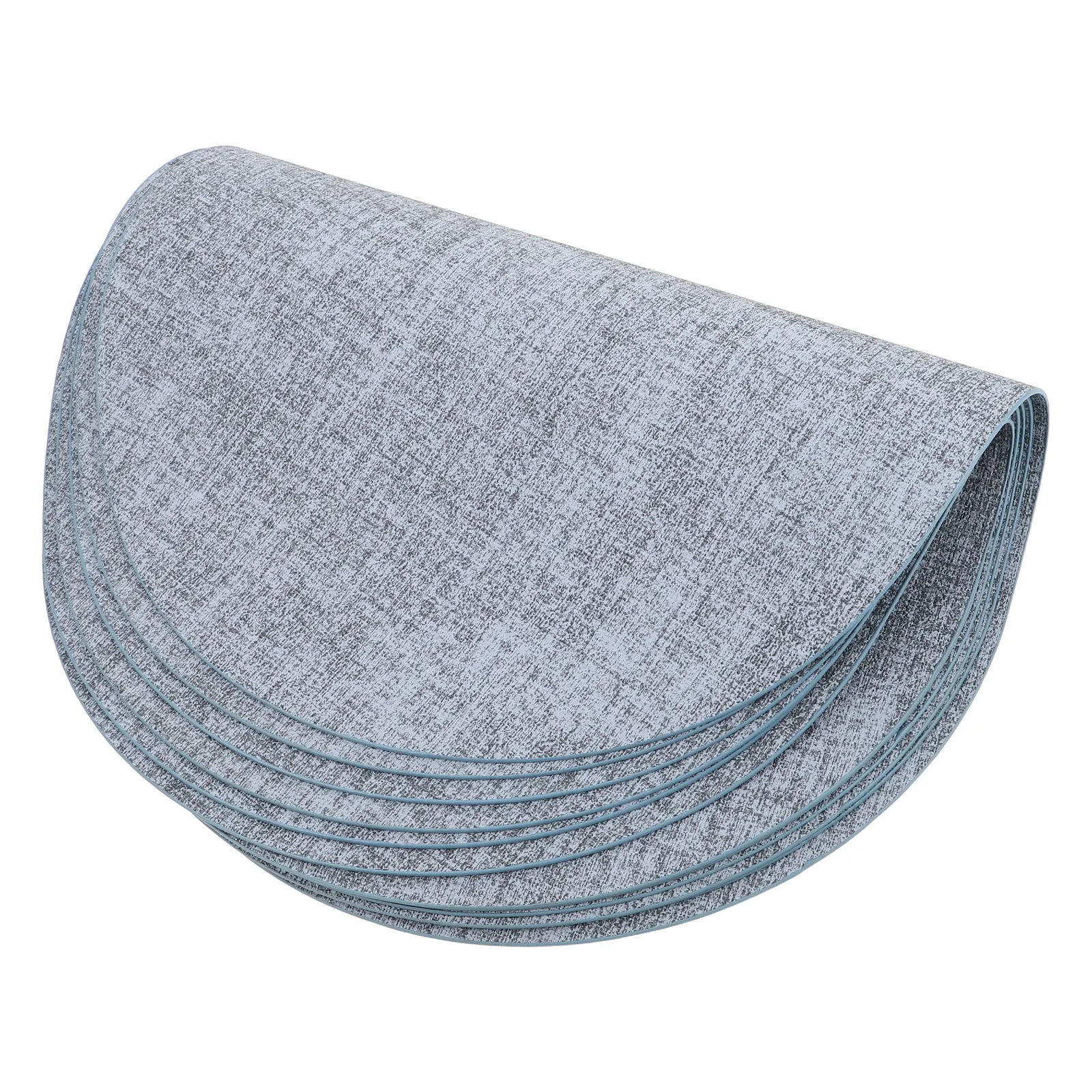 Almofada de mesa de jantar, 6 peças, resistente ao calor, à prova d'água, óleo, fácil limpeza, cor sólida, hotel, restaurante, casa, tapete protetor de mesa