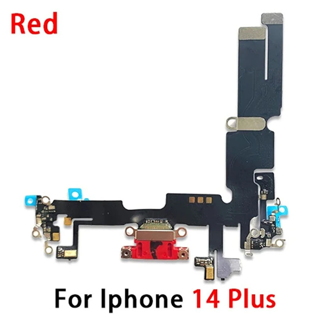 USB充電コネクタテールプラグ、iPhone 14、14プラス用fpcケーブルトランスミッター修理部品、交換、1個