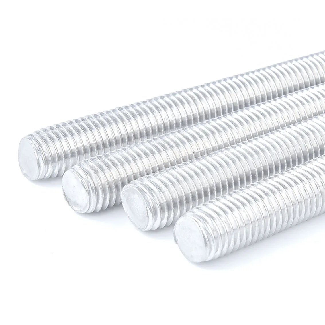 6061 Aluminium Threaded Rod Full-Thread Bar M5 M6 M8 M10 M12 M14 M16 Length 40mm - 200mm