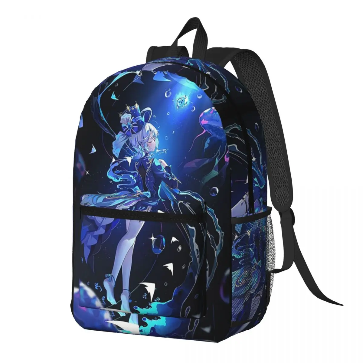 Furina Genshin Impact Backpack Daypack Large Capacity Boys Girls BookBag School Bag Shoulder Bags for Men Women