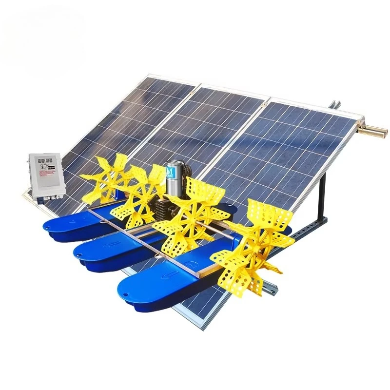 Wheel Water Proof  for Aquaculture2HP Solar Panel Splash Aerator 4