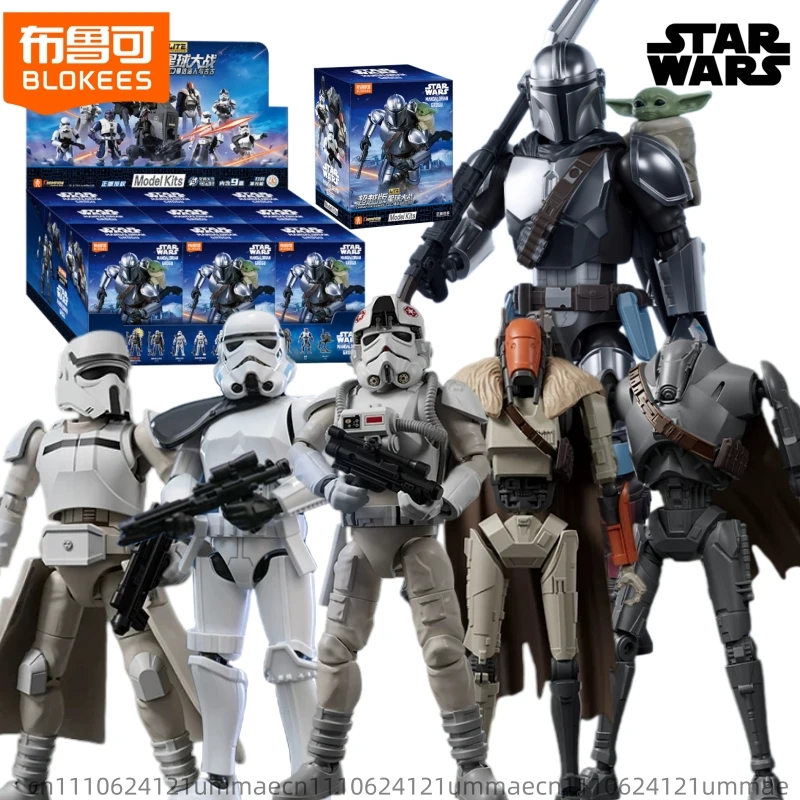 blokees-star-wars-the-mandalorian-et-grogu-blocs-de-construction-Edition-man-beyond-1ere-assemblage-modele-objets-de-collection-jouet-cadeau