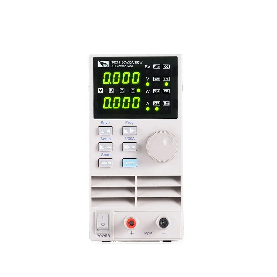 ITECH IT8211 Programmable DC Electronic Load Tester High Resolution 1mA/10mA Single Channel DC Electronic Load 60V 30A 150W