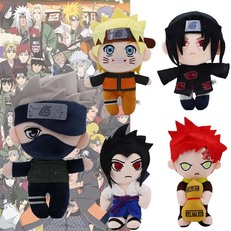 

Naruto Anime Character Model Plush Toy Uchiha Sasuke Hatake Kakashi Uzumaki Naruto Gaara Uchiha Ltachi Plush Toy Decoration Gift