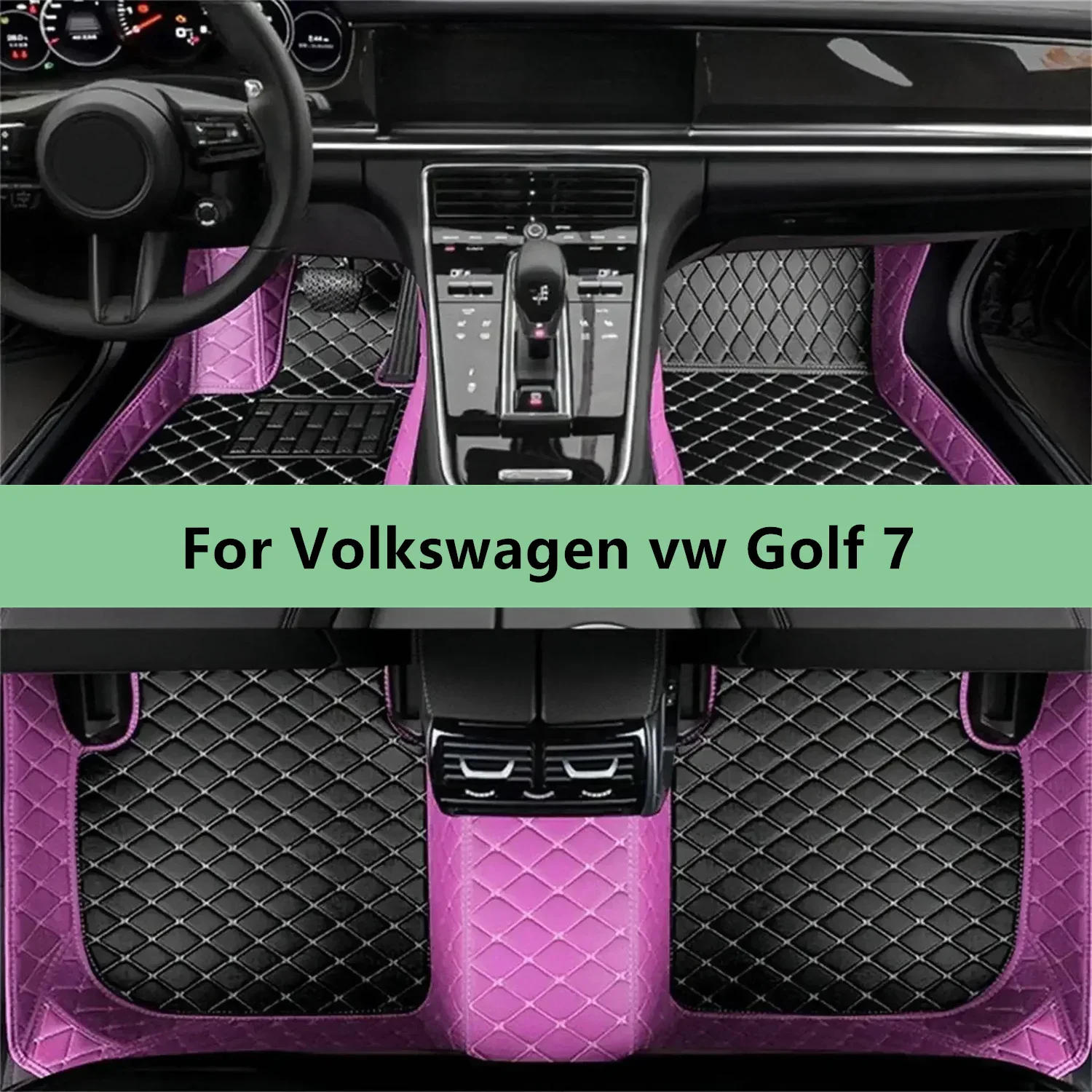 

The Car Floor Mats For Volkswagen vw Golf 7 2020 2019 2018 2017 2016 2015 2014 Floor Mats for Men Women Car Interior Accessories