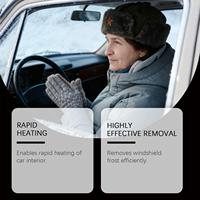Portable Heater For Car 150W Fast Heating Warmer 360 Degree Rotation 12V Portable Car Heater And Defroster For Indoor Outdoor