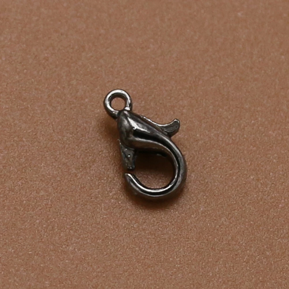 

100 Pcs Lobster Clasp Accessories Jewelry Bracelet Alloy Buckle for Necklace Making Clasps