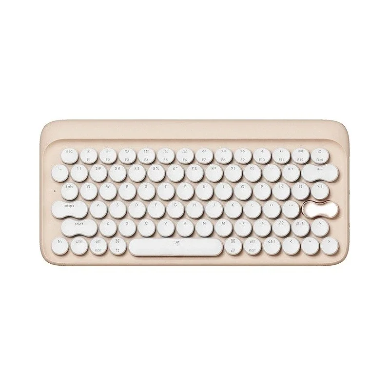 

Milk tea mechanical keyboard and mouse set, wireless bluetooth girls office laptop fashion