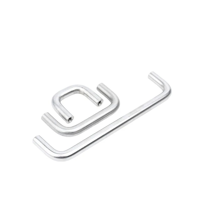 Stainless Steel U Type Door Handles Dresser Knobs Kitchen Cabinet Knobs Bolt Screw Handle Internal Thread Accessory image 6
