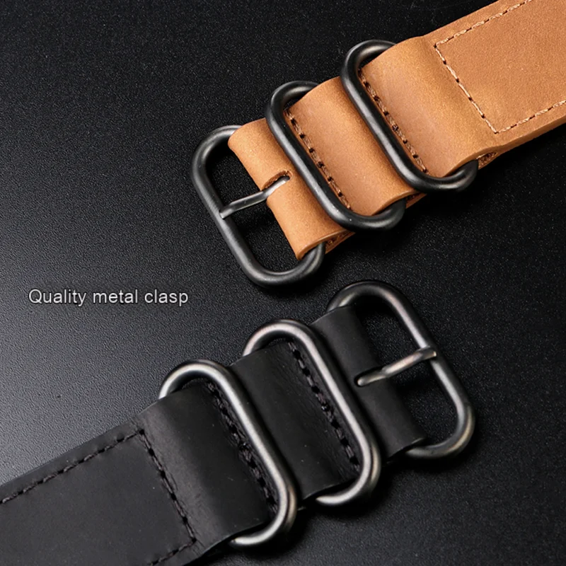 For Casio leather watch strap AE-1200/1100/SGW-300/W218H series modified retro leather watch strap bracelet