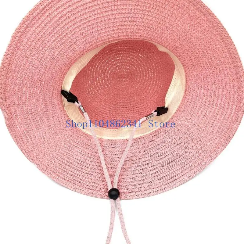 حبل قبعة محمول 5asd للسفر في الهواء الطلق ومشبك حزام قبعة قابل للتعديل للبالغين