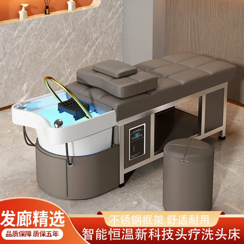 السيراميك رئيس سبا كرسي شامبو الشمال الفاخرة دش تدليك الشامبو السرير بيئة العمل الراحة صالون الأثاث سيلا Peluqueria