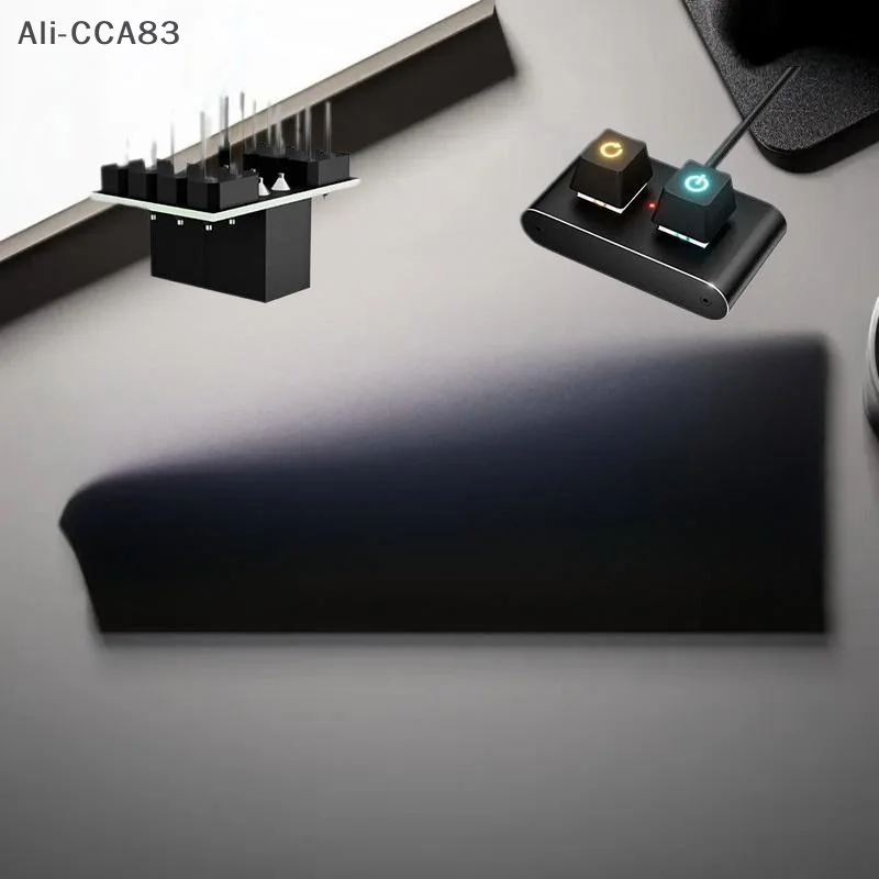 Computer Desktop Aluminium Shell Schalter Taste Desktop Host Externe Stromversorgung Power-Taste Externe Verlängerung