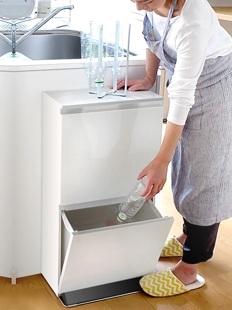 

Household Kitchen Dry and Wet Separation of Kitchen Waste with Foot Cover