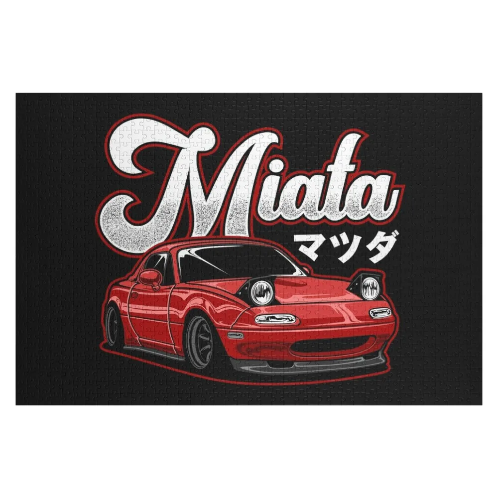 

Miata MX-5 NA Red Jigsaw Puzzle Personalized Baby Toy Personalized Personalised Name Puzzle