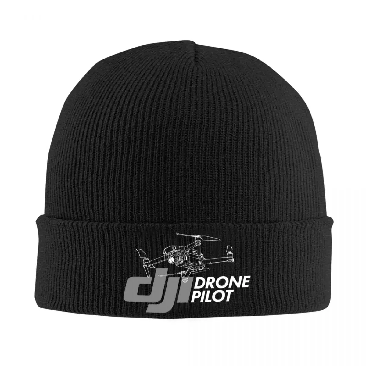 Dji Drone Pilot Hat Autumn Winter Beanies Fashion Drone Operator Caps Men Women Acrylic Bonnet