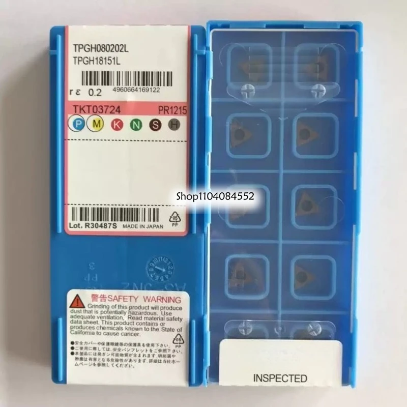 

100% Genuine Original Japan CNC Carbide Inserts TPGH080202L TPGH080204L TPGH090204L TPGH110304L L PV710 PV720 TBGT060104L