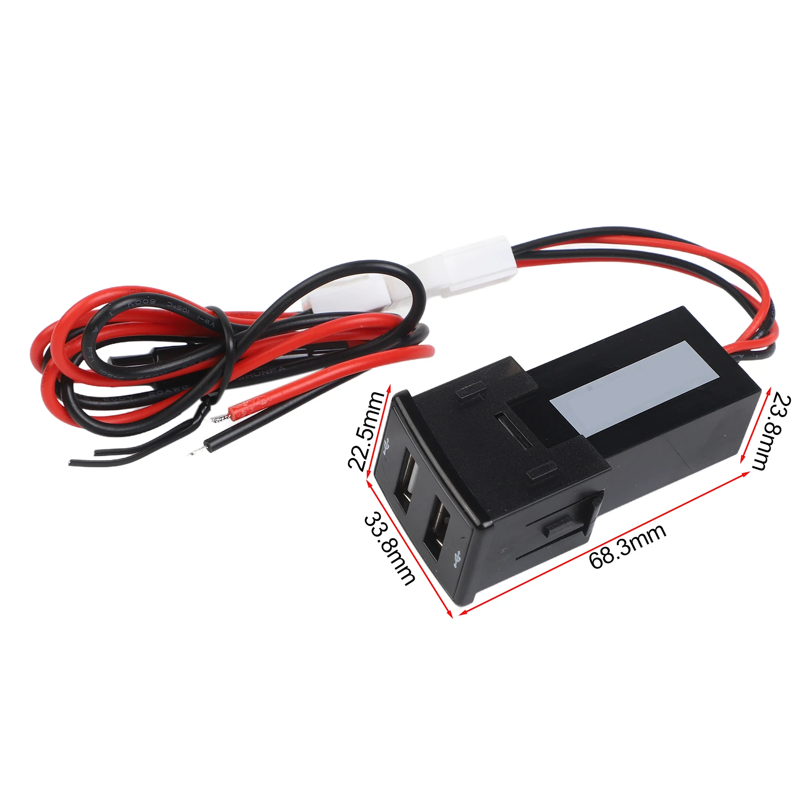 مهايئ شاحن شاحن سيارة اكسسوارات السيارات سيارة المزدوج DC12V -DC24V داش مفتاح فارغ ل هولدن ل ايسوزو D-MAX #3