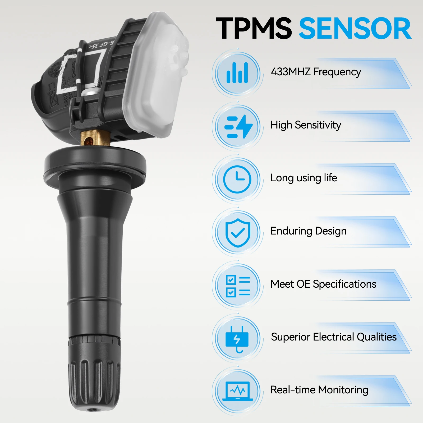 4PCS TPMS Tyre Pressure Sensor For Focus Ecosport Escape Expedition Explorer F-150 Tourneo Transit 1862980 203683 EV6T1A180DC