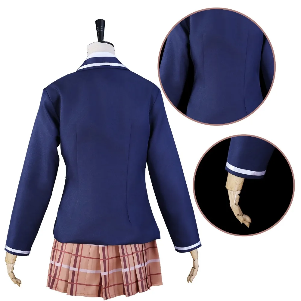 The Angel Next Door Spoils Me Rotten Mahiru Shiina JK Uniform Cosplay Costume Full Set Amane Itsuki Halloween Comic Con Outfit view 4
