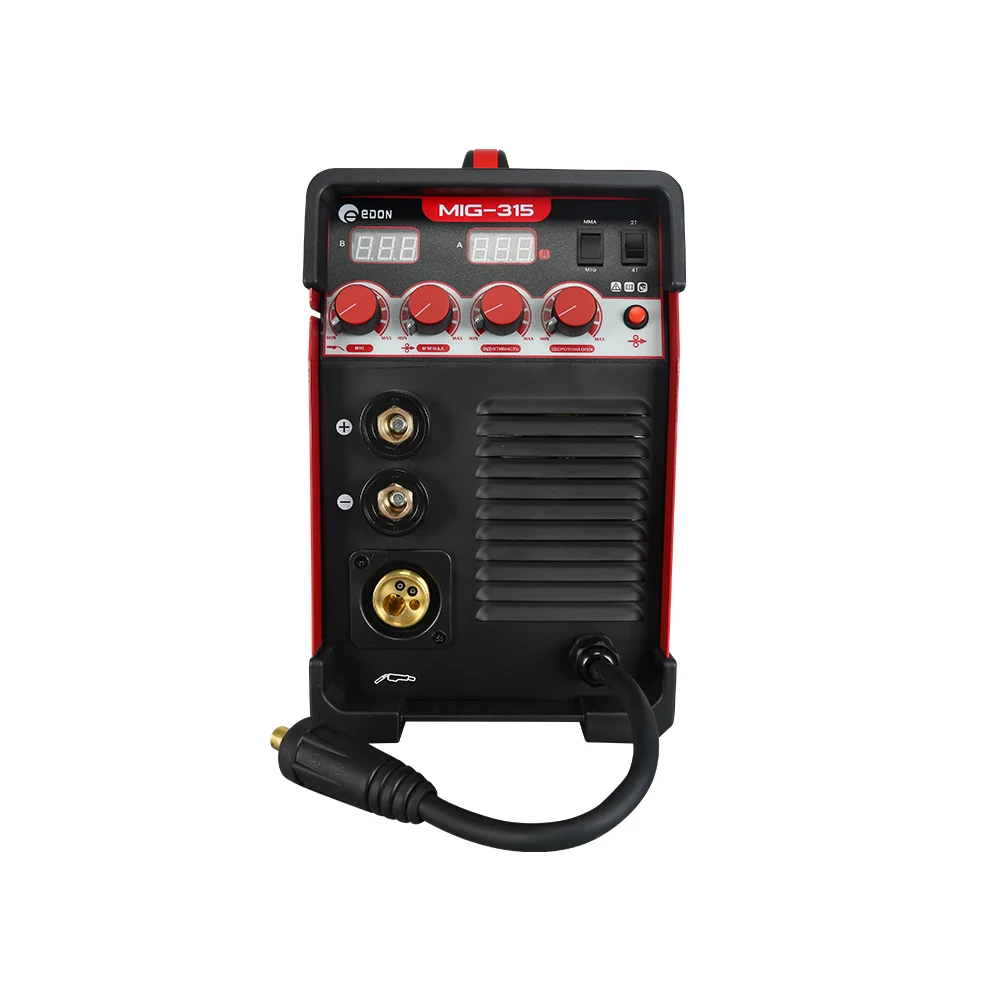 EDON MIG-315 heavy duty gasless gas mig mma welder welding machine for sale