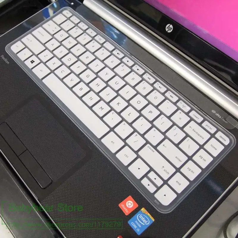 Picture 4: For HP old Pavilion14 old ENVY14 Pavilion 14 Envy 14 (Old generation) Soft Silicone keyboard cover Protector