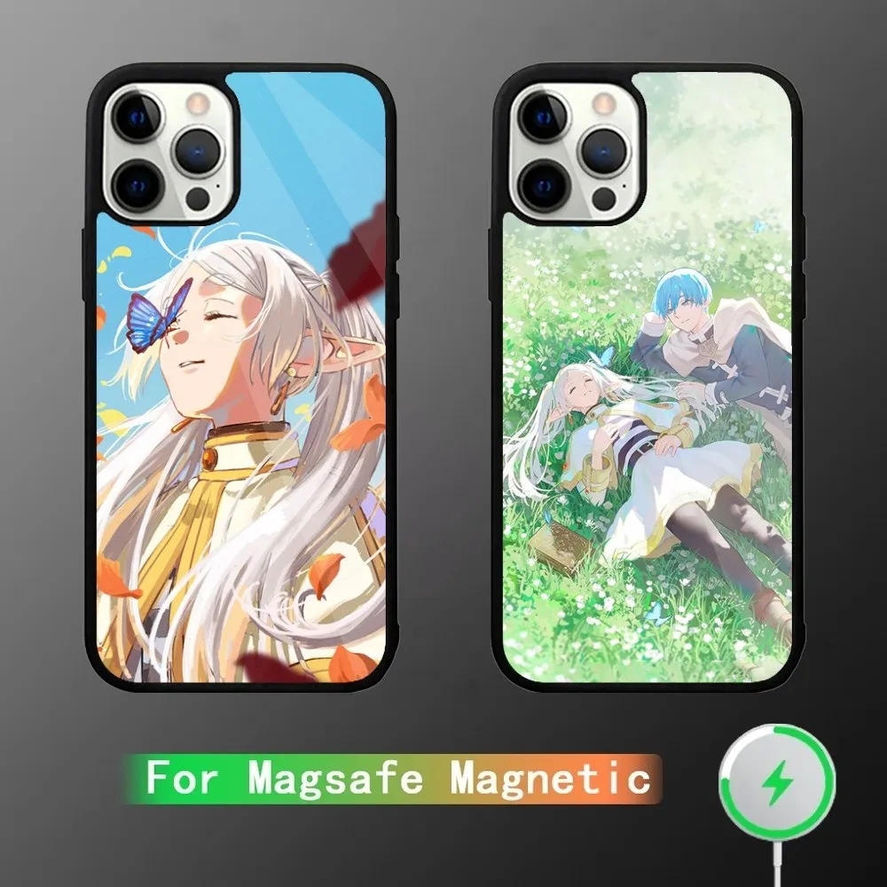 

S-Sousou No Frieren Anime Phone Case For iPhone 15,14,13,12,11,Plus,Pro,Max Mini Magsafe Magnetic Wireless Charging