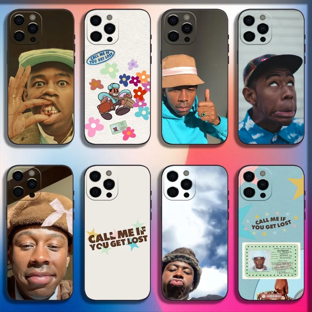 

T-Tyler The Creator Phone Case For iPhone 16 15 14 13 12 11 Pro Max Mini X XS 7 8 Plus 16E Shockproof Silicone Soft Cover Fundas