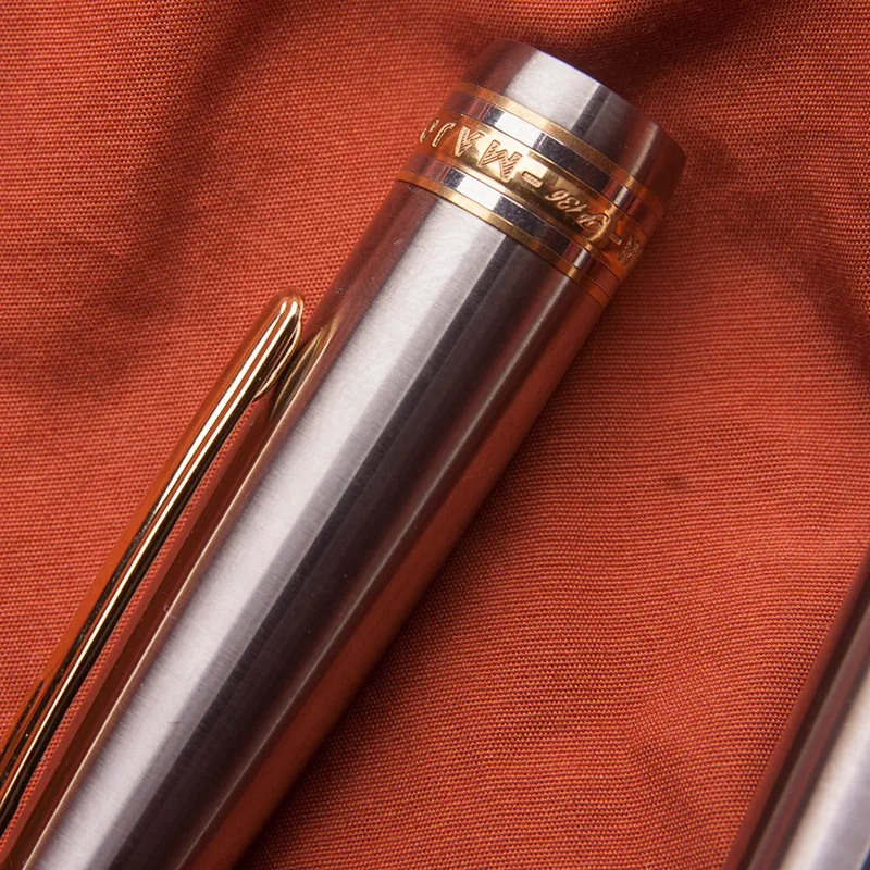MAJOHN Ti-136 Metal Piston Fountain Pen Titanium Alloy EF/F/M 0.38/0.5/0.7mm Nib Ink Pen Luxuris Writers Office Business Gift