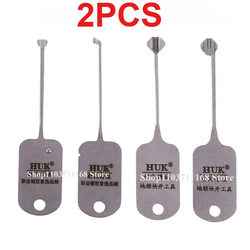 

2P Opener HUK 2IN1 Locksmith SET Practice Repair Tools Utility Fast Kaba LockPick Civil Lock Fast Stainless Steel Home Hardware