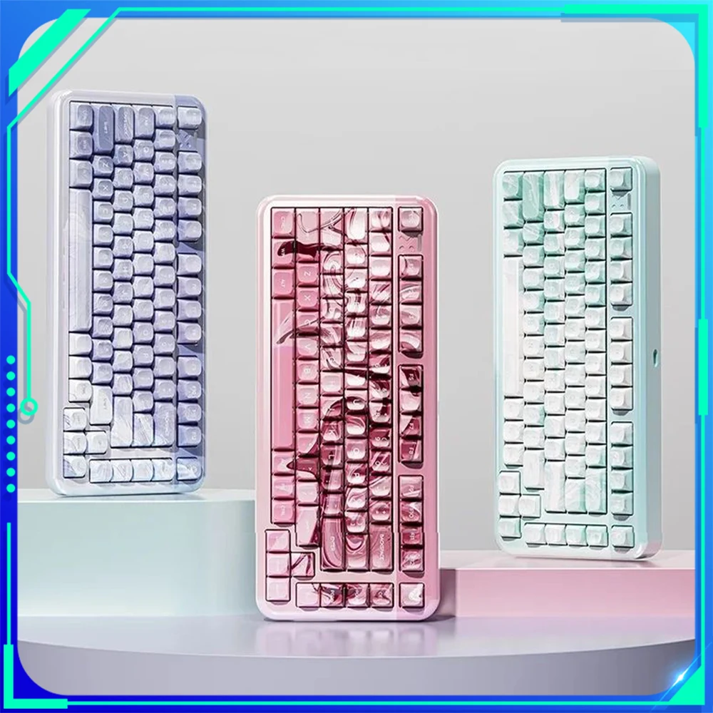 Coolkiller Next75 Mechanical Keyboard Aluminum Alloy Tri Mode Wireless Magnetic Switch Keyboard Kit Custom Pc Gamer Accessories