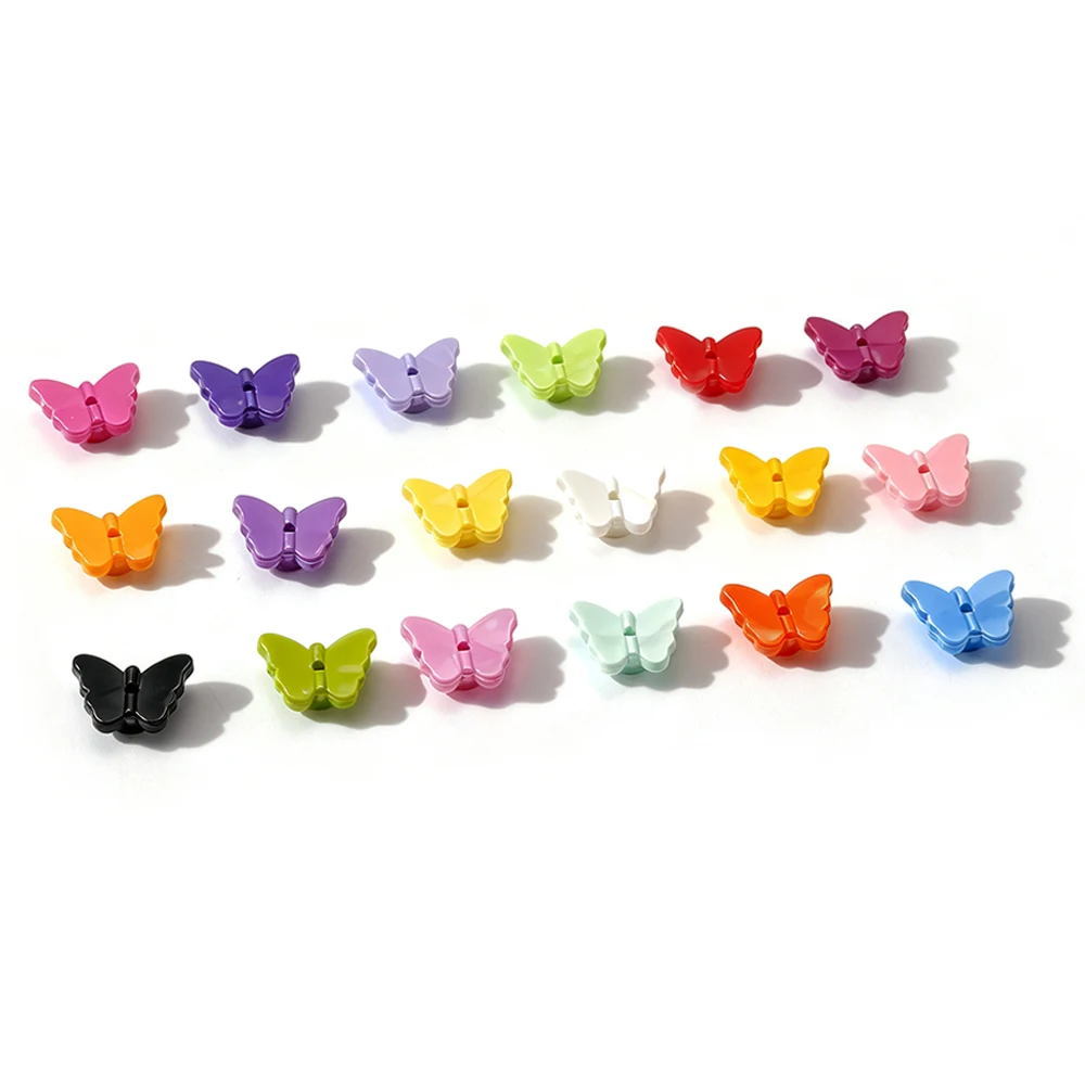 

10PCS Butterfly building block Scene matching DIY decoration 18 colors available Christmas and Halloween holiday gifts