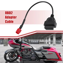 UXCELL Motorcycle 6 Pin to OBD2 Scanner Diagnostic Cable Adapter for Honda for Yamaha for Harley Davidson