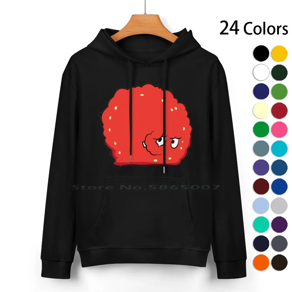 Meatwad Copy Pure Cotton Hoodie Sweater 24 Colors Aqua Teen Hunger Force Meatwad Adult Swim Athf Frylock Master Shake Funny