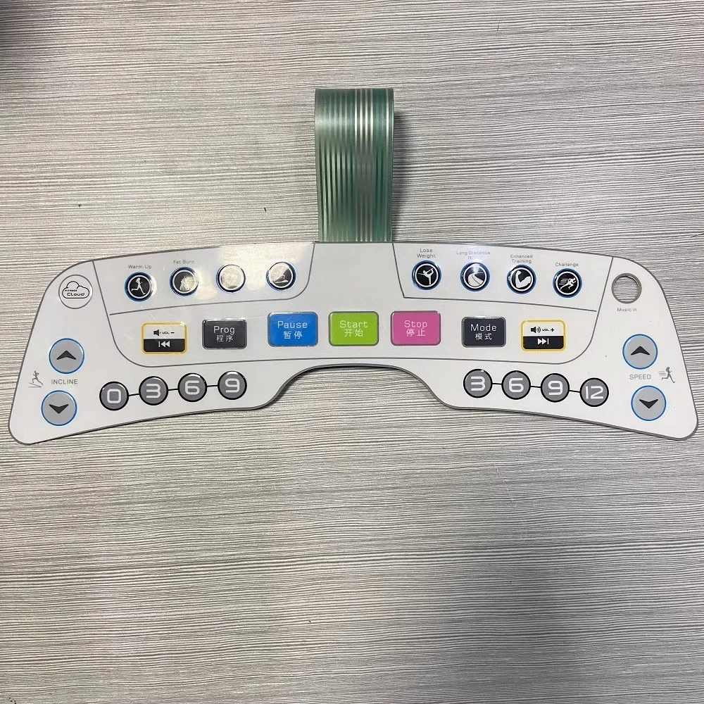 

Treadmill MTR470MTR520MTH567.0 button plate membrane button instrument surface sticker