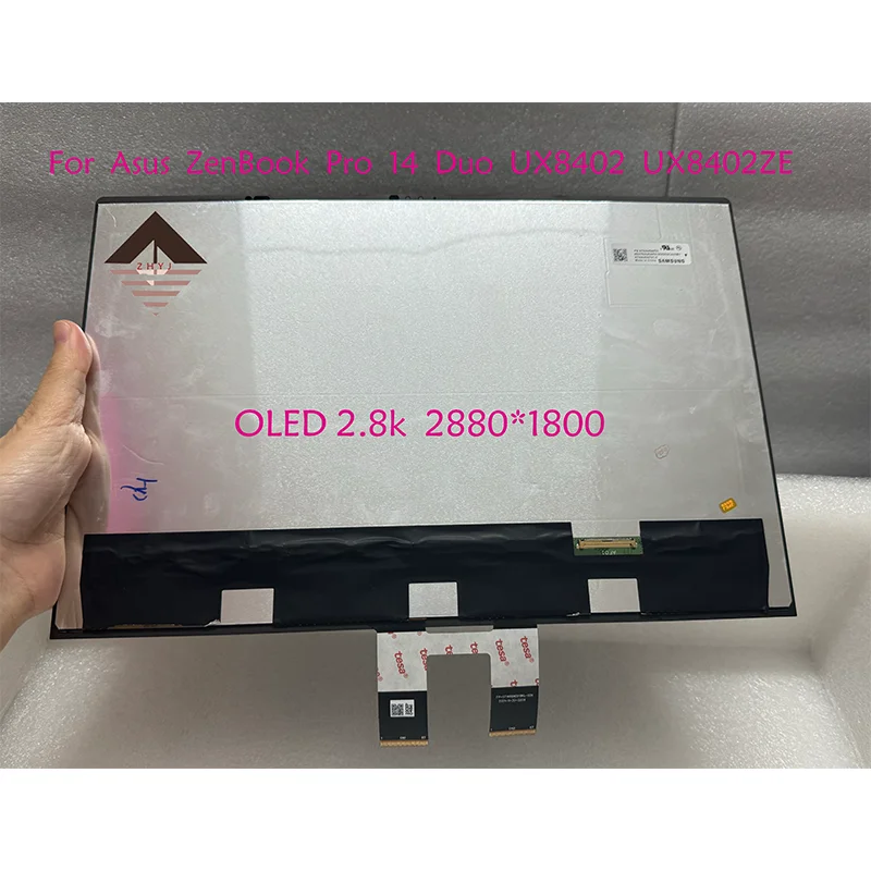 For ASUS Zenbook Pro 14 Duo UX8402 UX8402Z UX8402ZA Screen UX8402ZE-M3030W LCD Display OLED Assembly ATNA45AF01 ATNA45AF01-0