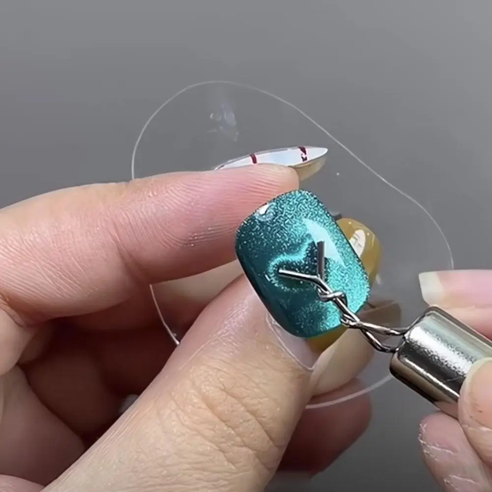 Rotonda Nail Art Cat Eye Gel Penna magnetica per smalto gel 3D Cat Eye Unghie Pittura Forte magnete Stick Manicure Strumenti fai da te M2B8