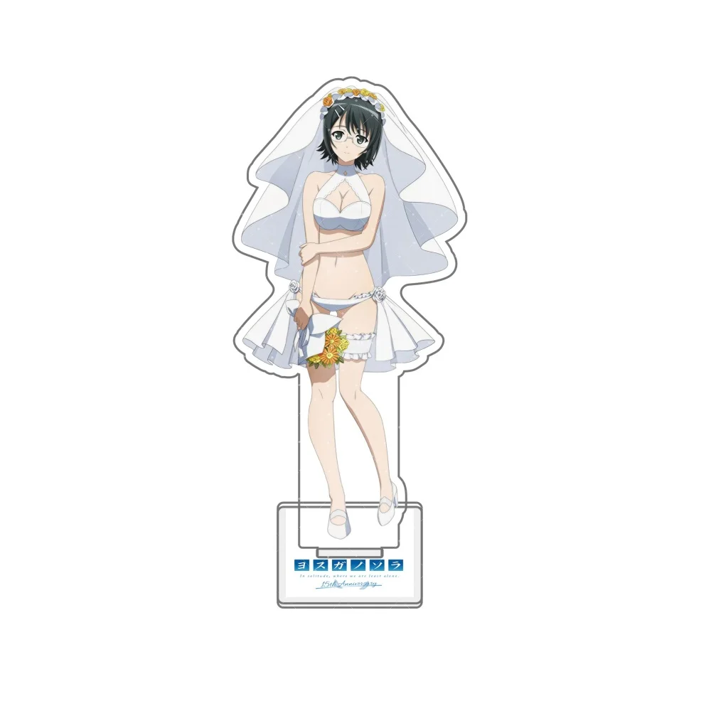 Anime Yosuga no Sora Sora Kasugano Acrylic Stand keychain 15cm HD Print Desktop & Bed Decoration Collectible Holiday Gift