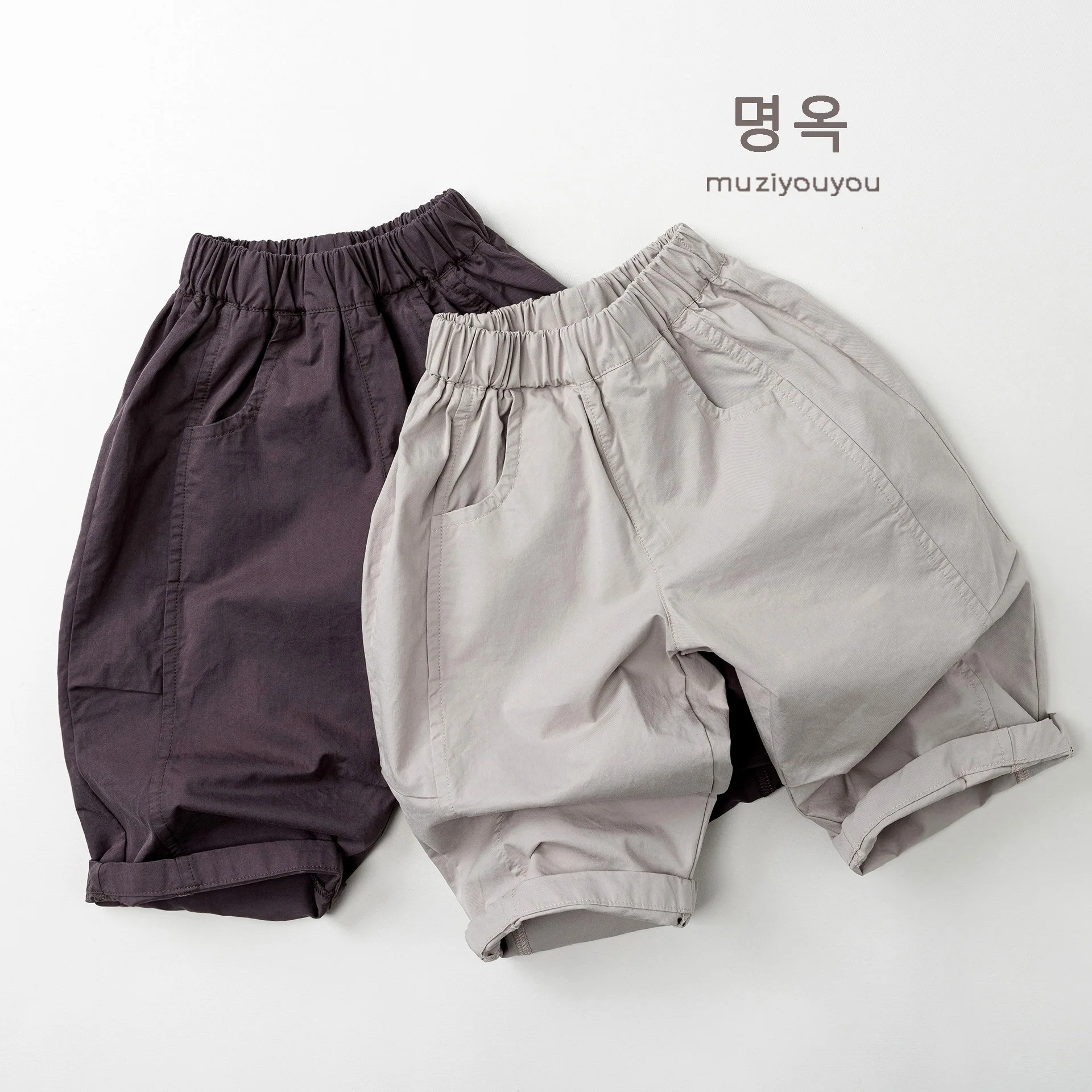 

2026 Summer New kids Casual Pants Boys Girls thin Cotton Trousers Loose children Harem Pants Solid Toddler Pants baby Clothes