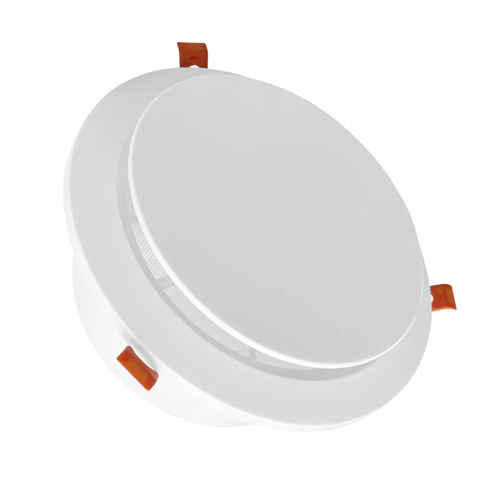 Round Vent Cover With Adjustable Panel And Removable Mesh Ceiling Diffuser Air for exhaust Air Outlet Ventilation Air Exchange