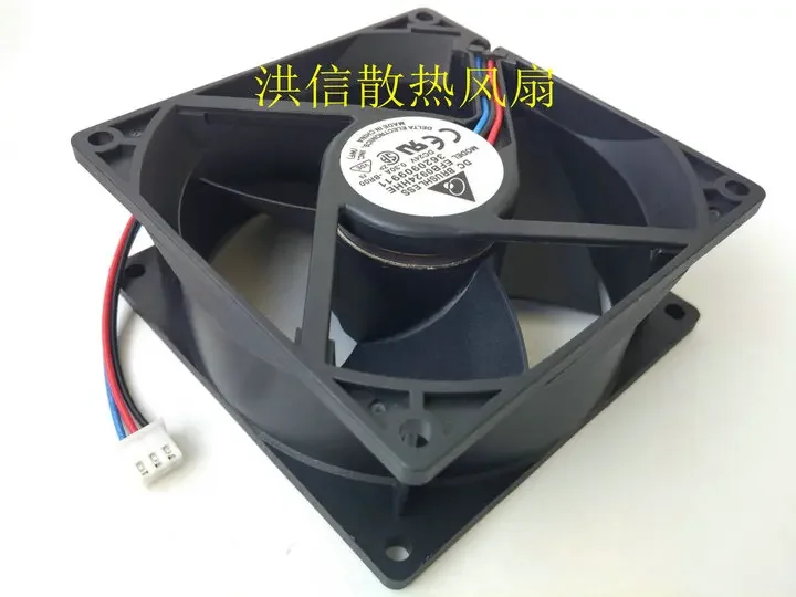 

Delta Electronics EFB0924HHE BR00 90x90x38mm 3-Wire 90mm Cooling Fan DC 24V 0.30A for Electronics