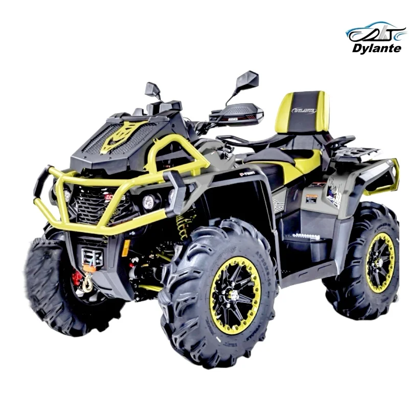 All-Terrain Off-road Motorcycle Four-Wheel ATV With Trailer Agricultural Vehicle 1000CC Shaft Drive Water-Cooled ATV