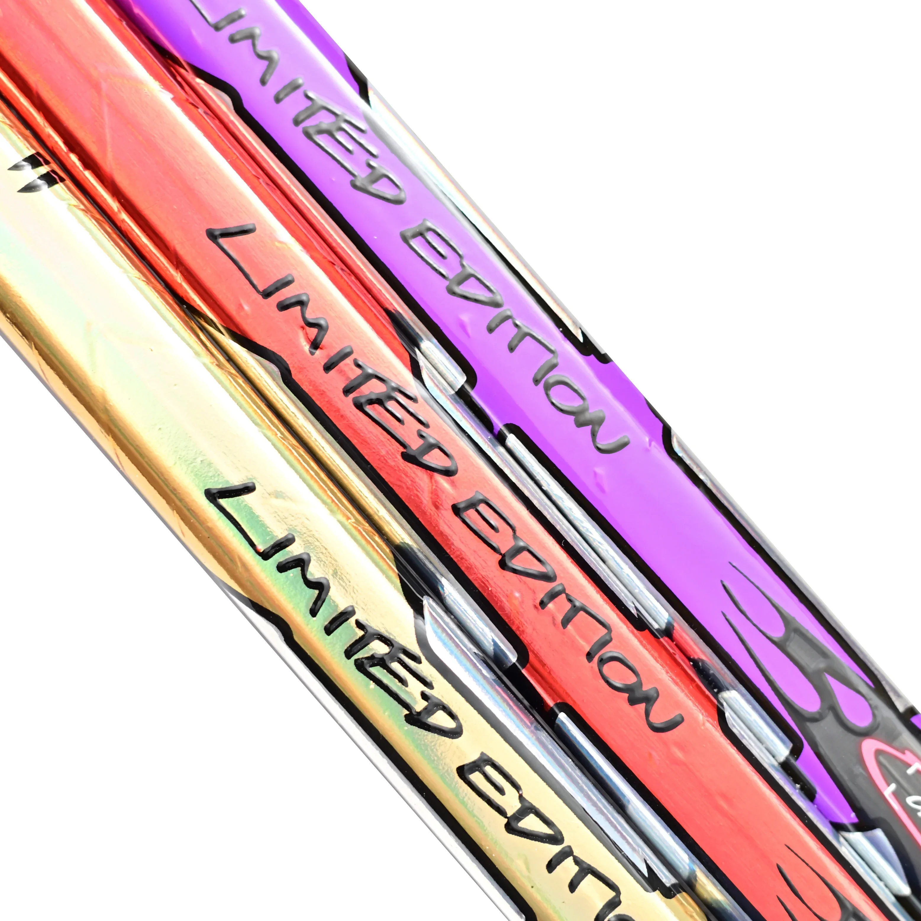 2-Pack SR Pulse FT Series Graffiti Ice Hockey Sticks Carbon Fiber with Grip - Lightweight Hockey Equipment for Ice Hockey
