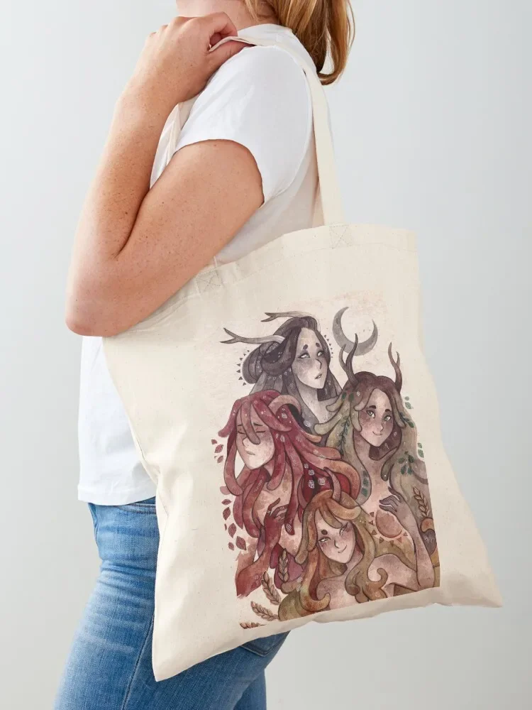 LUTINES OF THE SEASONS Tote Bag Shopping bags large tote bag Woman shopper bag bags for women