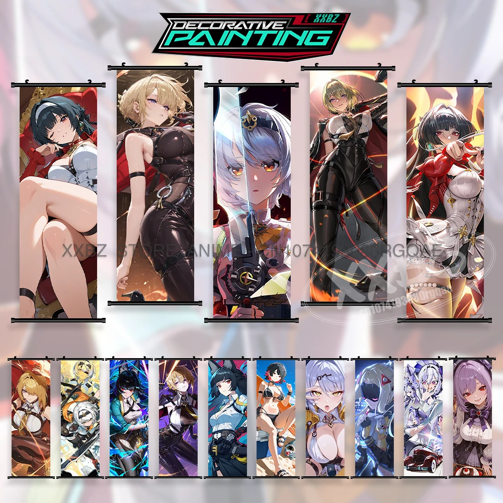 

Zenless Zone Zero Poster Hot Game Figures Canvas Print Hanging Painting ARPG Wall Artwork Scrolls Picture Home Decoration Mural