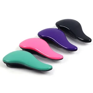 Escova de cabelo desembaraçante para crianças e bebês, escova para salão, suave antiestática, úmida e seca, alça de cerdas, cabelo encaracolado 12 principais vendas escova de cabelo bebe menina - №10