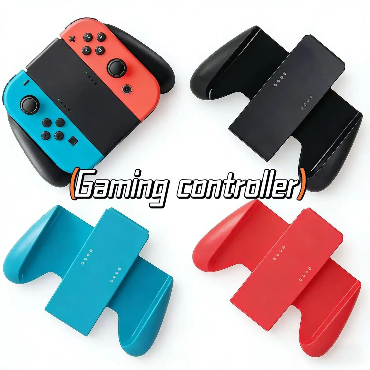 Ergonomic game controller grip left right handle bracket for seamless gaming experience