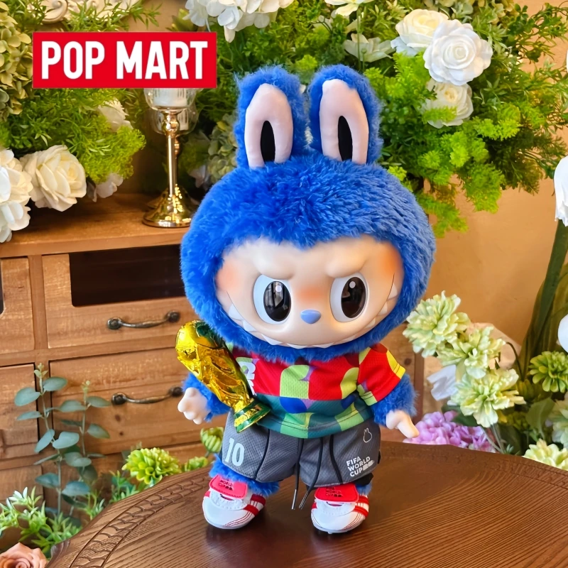 

Hot Selling Genuine Stock Popmart Labubu X Flfa Worlds Cup Series 38cm Vinyl Blind Box Toy Collection Decoration Ornament Gifts